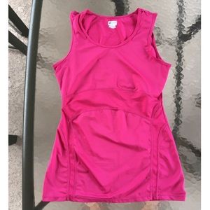Pink workout top